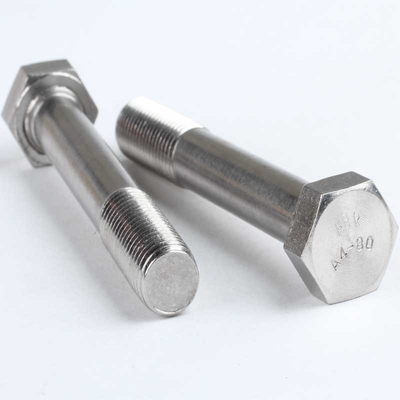 Acciaio al carbonio parzialmente infilato di dado di bullone della testa esagonale di acciaio inossidabile di BACCANO 931 Gr8.8