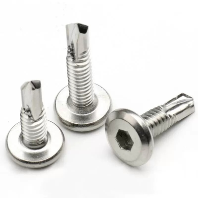 Scalature a testa piatta a presa esessuale per auto-perforazione Prezzo di fabbrica Acciaio inossidabile con vite a scatto