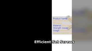 Efficiente scanalatura per trucioli con viti di fissaggio in acciaio inossidabile