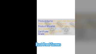 Viti autofilettanti durevoli in acciaio inossidabile realizzate in 304 201 e altri gradi di acciaio inossidabile ideali per l'edilizia e l'industria