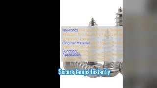 Lampade sicure con viti antimanomissione Torx