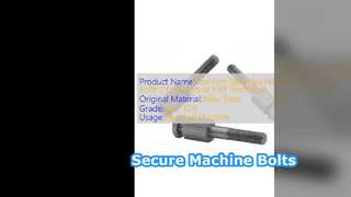 Bulloni a testa esagonale M4-M26 Elementi di fissaggio grado 8.8