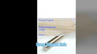 Asta filettata 35K 45K Gr5 finitura nera